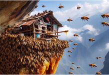 Harvesting Liquid Gold: The Intricate Art of Honey Extraction in the Heart of Nepal