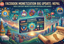 Facebook Monetization Big Update in Nepal: What Creators Must Know in 2026