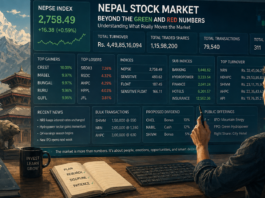 Beyond the Green and Red Numbers: A Simple Human Guide to Reading Nepal’s Stock Market Front Page