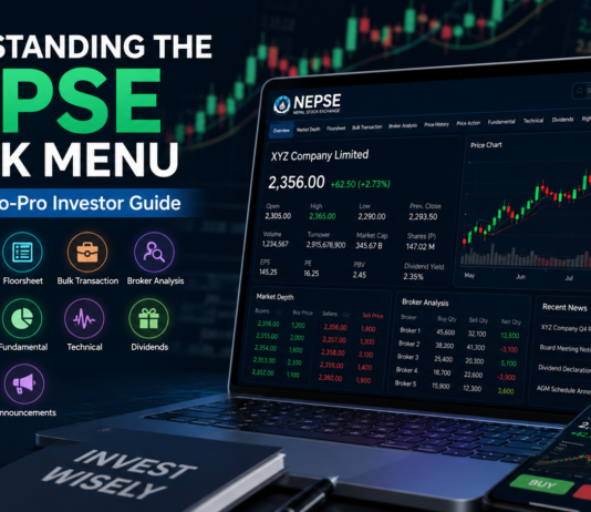 Understanding the NEPSE Stock Menu: A Beginner-to-Pro Investor Guide