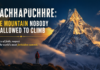 Machhapuchhre: The Mountain Nobody Is Allowed to Climb
