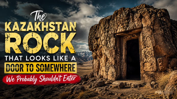 The Kazakhstan Rock That Looks Like a Door to Somewhere We Probably Shouldn’t Enter (2)